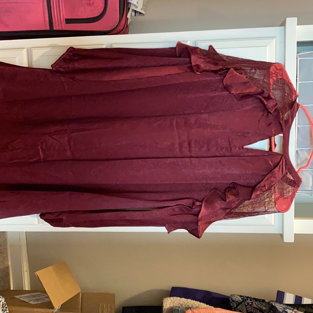 Maroon dress
